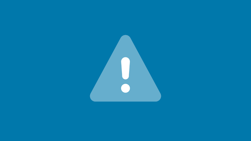 Triangle with exclamation mark icon