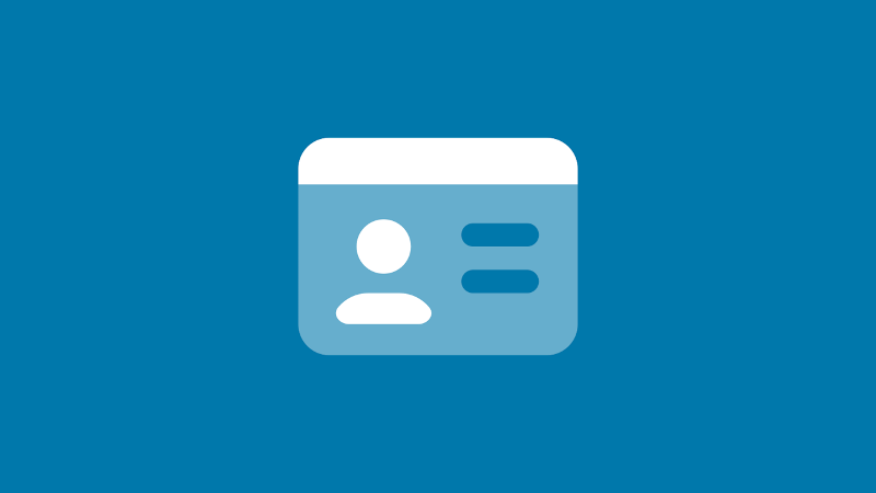 ID card icon