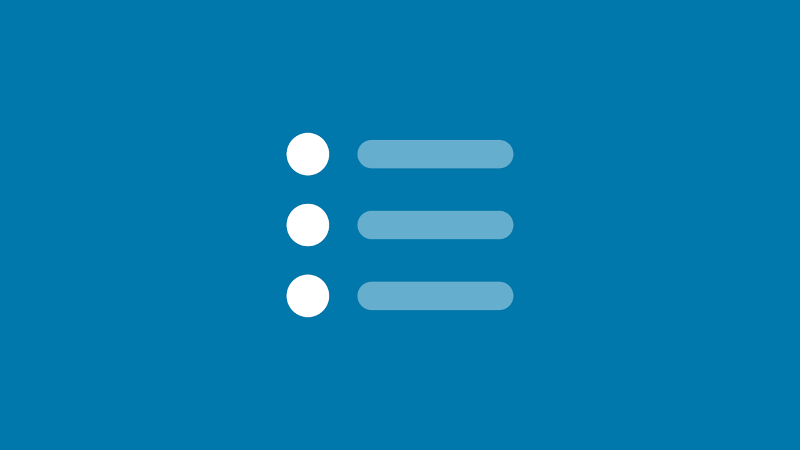 Unordered List icon