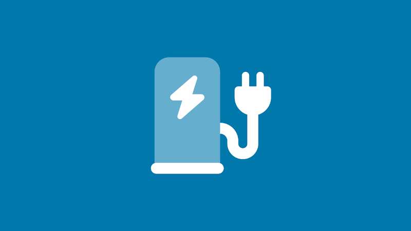 Electric Vehicle Charging Station Icon