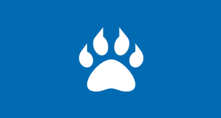 Paw with claws icon