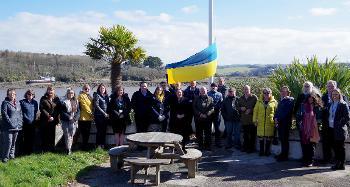 Ukraine Flag Raising