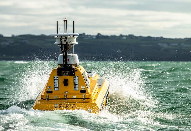 USV CETUS is a C-Worker 4 unmanned surface vehicle which can be used by researchers and local companies (Credit University of Plymouth)