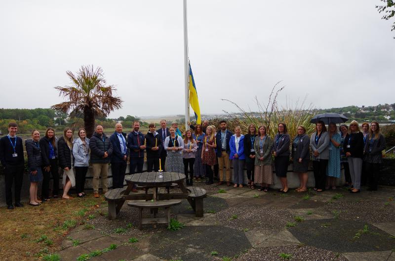 Ukraine Independence Day 2022 TDC Councillors and Staff