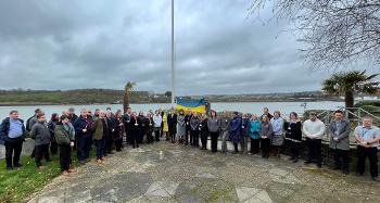 Torridge councillors and officers join in national minutes silence