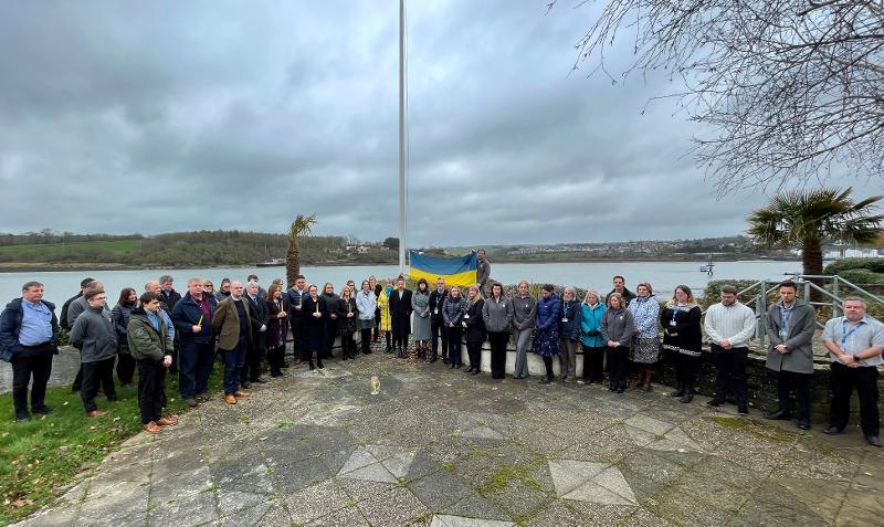 Torridge councillors and officers join in national minutes silence