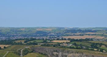 LCT 1D Venn Quarry (view north from Codden Hill).
