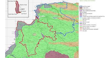 Figure ‎2.1: Geology of the two Districts