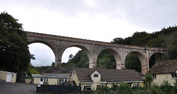 LCT 3H The historic Chelfham viaduct signifies the industrial heritage of the landscape