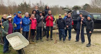 Volunteers and Trailer Kenwith Valley 2023