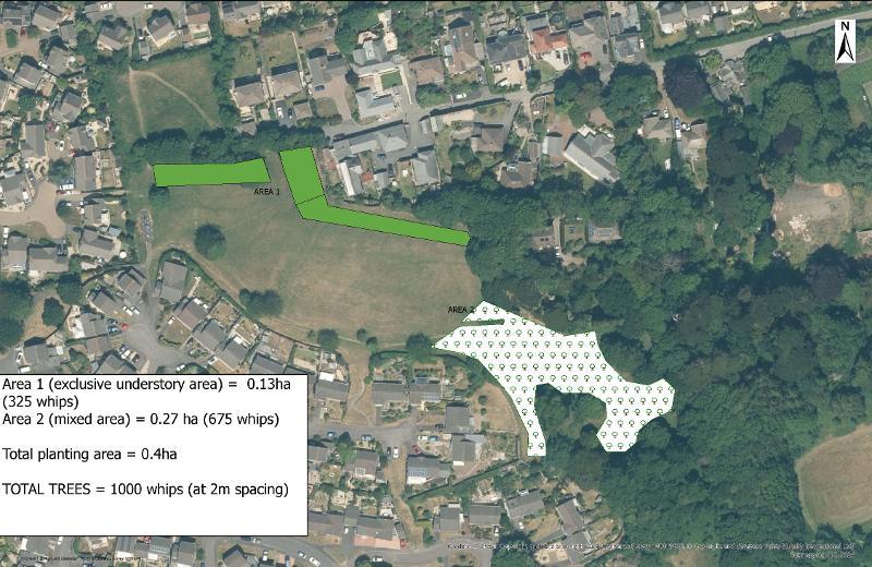 Map of where the site is