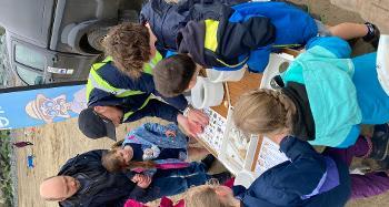 Children taking part in one of the half term activities