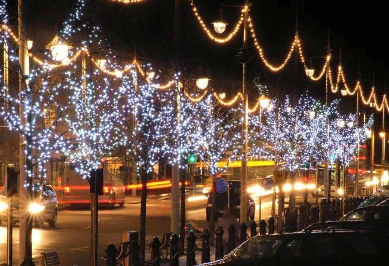 Image of Bideford Christmas Lights along the Quay