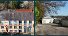 2 photos side by side, the one on the left is of Westcombe depot and the one on the right is of Piper's Yard
