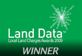 Land Data Local Land Charges Awards 2009 - Winners Logo