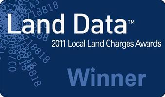 Land Data Local Land Charges Award Winner Logo 2011